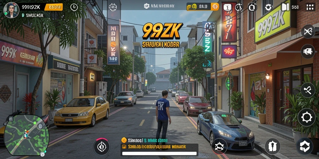 Tampilan gameplay mendalam dalam 999ZK yang penuh interaksi.
