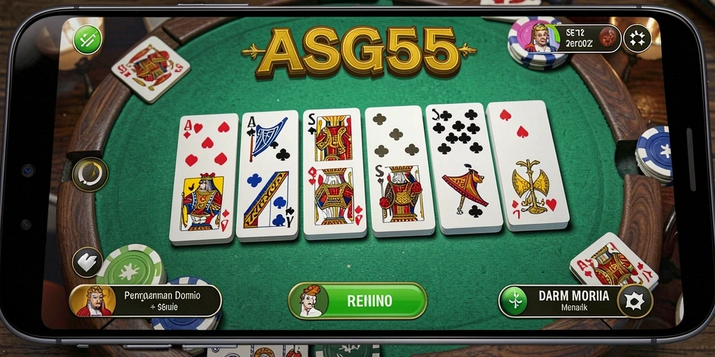 Tampilan gameplay Domino yang seru dan mengasyikkan.