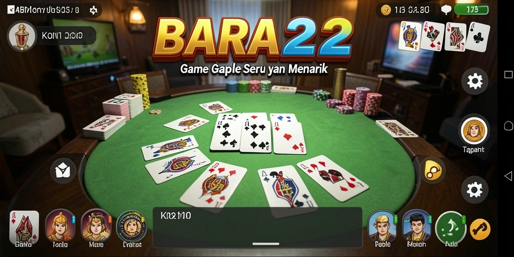 Screenshot gameplay BARA22 yang menarik dan interaktif.