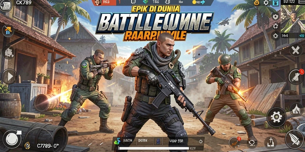 Tampilan gameplay intens di dunia tak terbatas CK789.