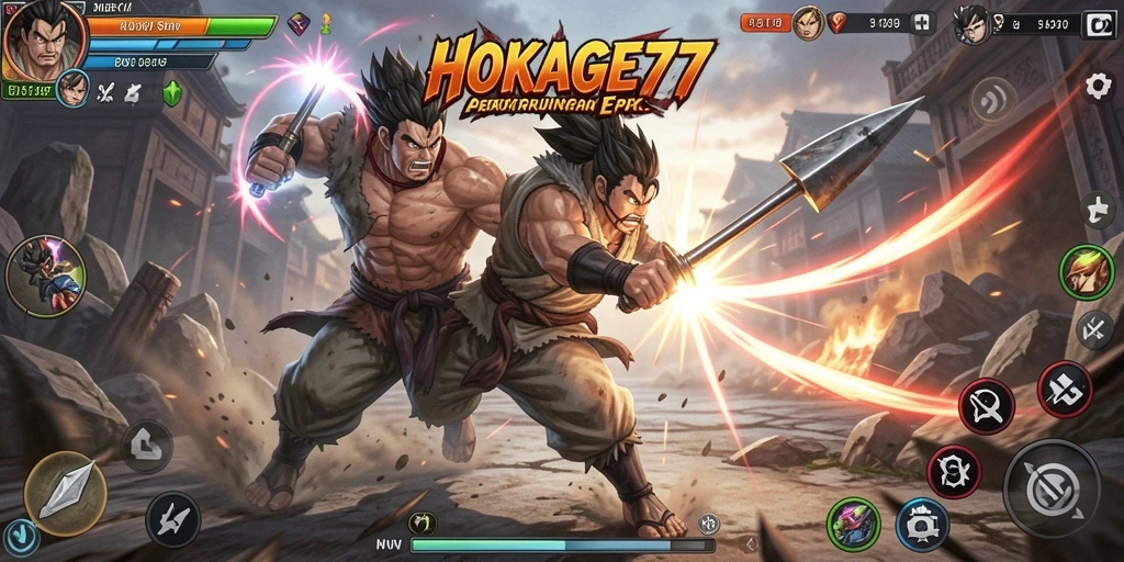 Tampilan gameplay seru di HOKAGE77 yang memikat.