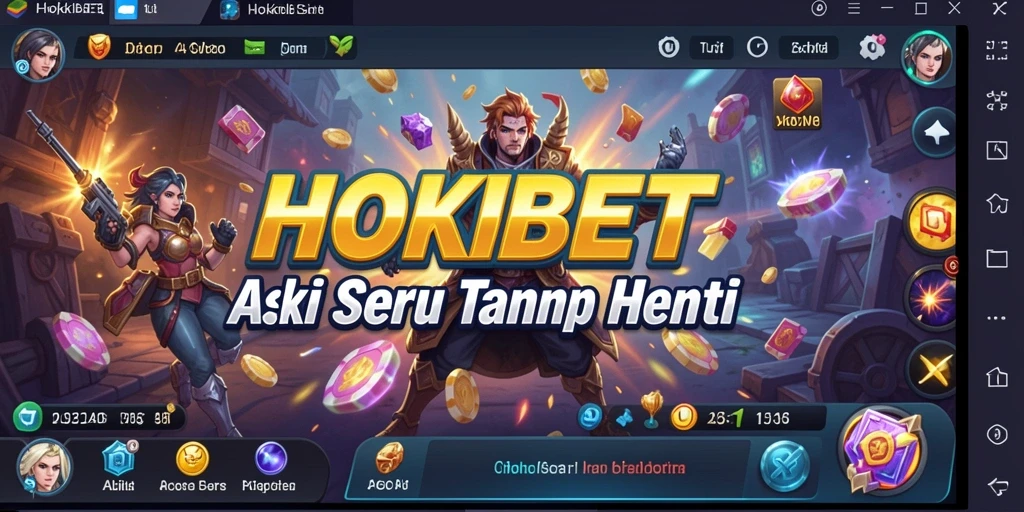 Tampilan gameplay HOKIBET yang penuh aksi dan seru.