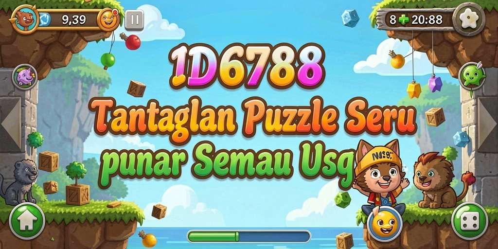 Tampilan gameplay menarik dalam game Puzzle ID6788 yang penuh warna.