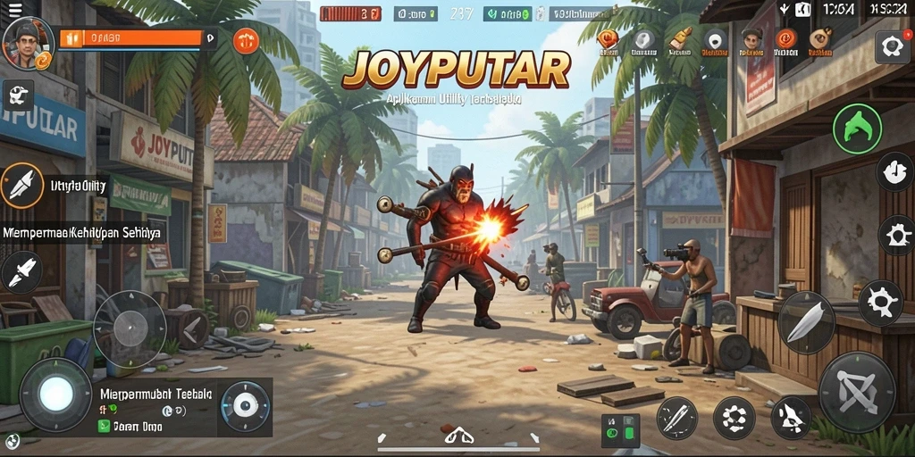 Tampilan antarmuka JOYPUTAR yang intuitif dan fungsional.
