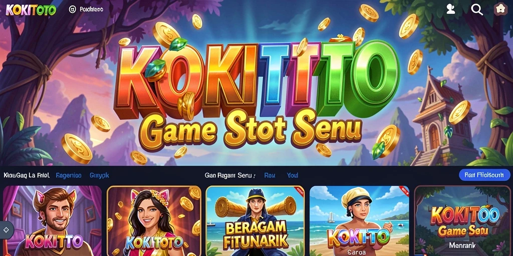 Tampilan gameplay KOKITOTO dengan grafik slot yang memukau.