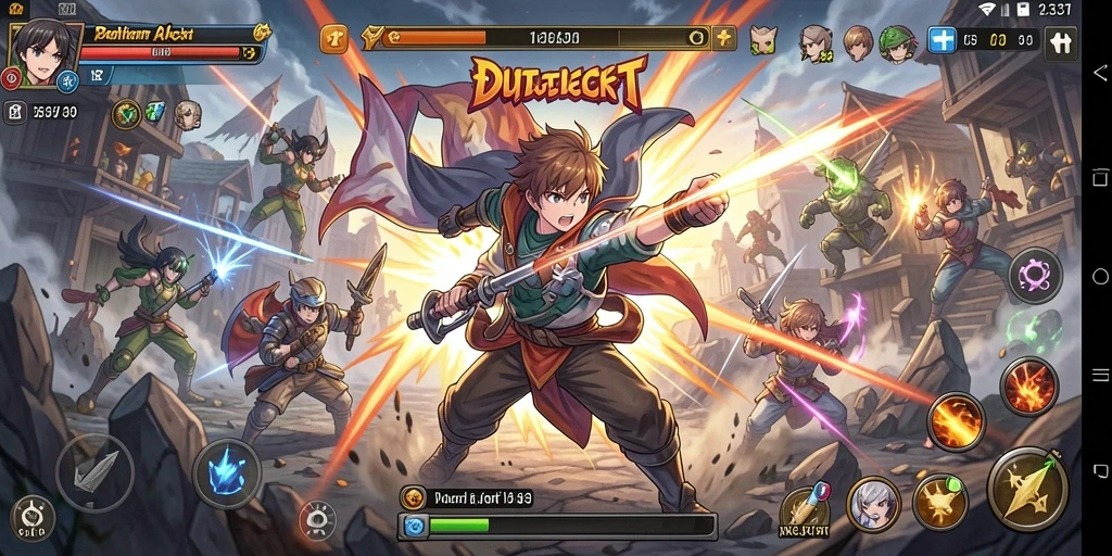 Gameplay OKJKT yang memukau dengan karakter Anime yang beragam.