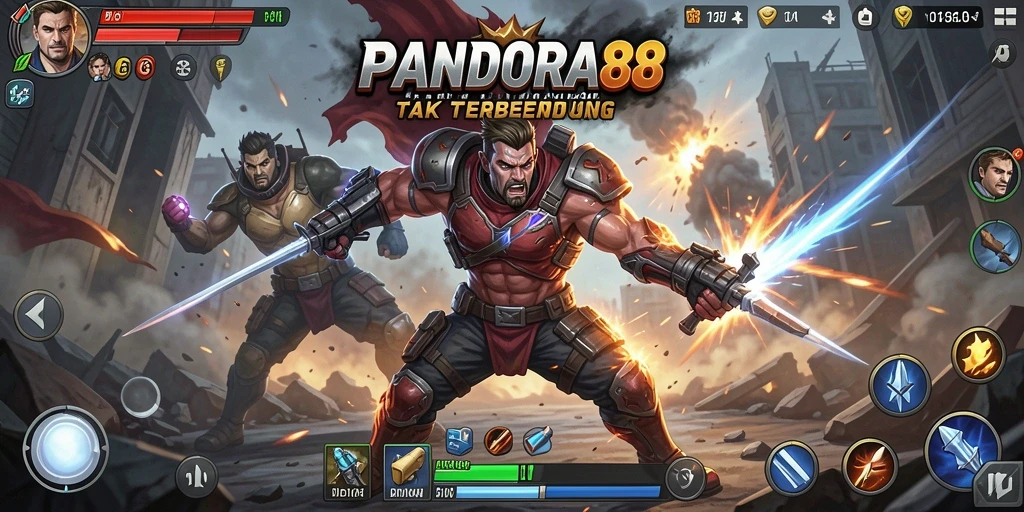 Tangkapan layar menampilkan aksi seru dalam PANDORA88.