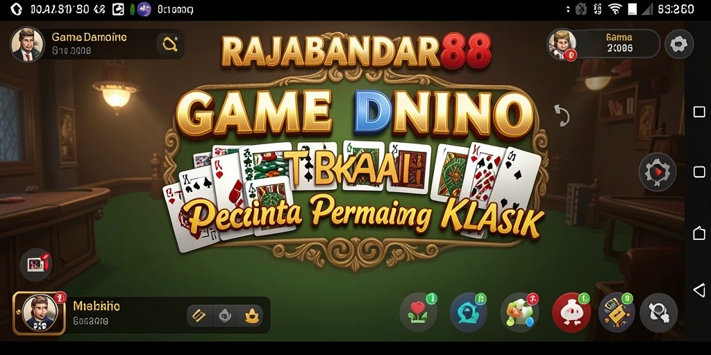 Tampilan menarik dari gameplay RAJABANDAR88 yang penuh aksi Domino.