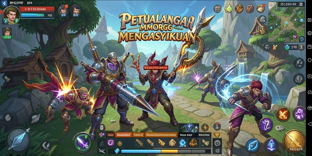 Gameplay seru di dunia MMORPG dengan petualangan tanpa batas.