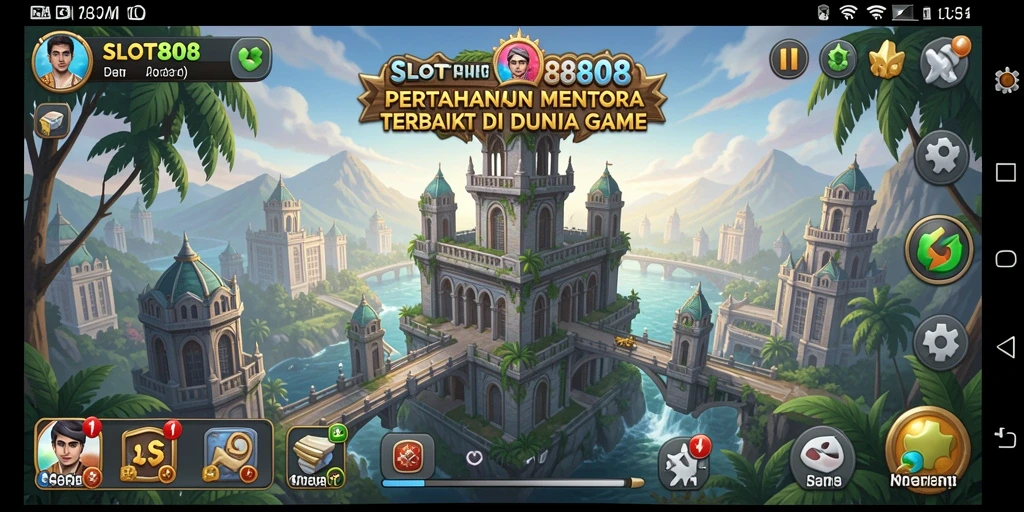 Tampilan gameplay menarik dari SLOT8808 dalam aksi Tower Defense.