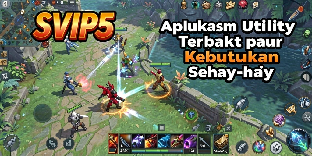 Tampilan antarmuka aplikasi SVIP5 yang modern dan ramah pengguna.