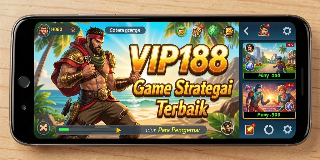 Tampilan gameplay <strong>VIP188</strong> yang mendebarkan dengan strategi yang kompleks.