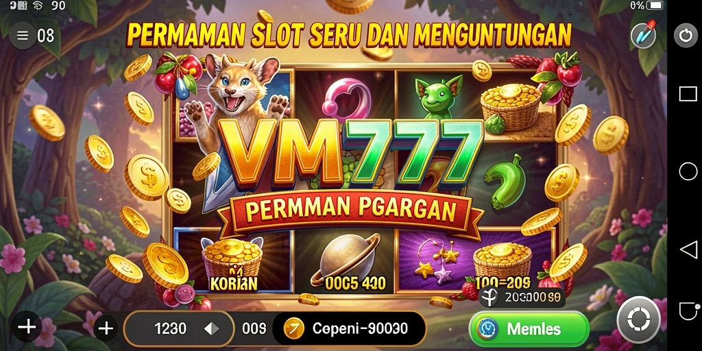 Tampilan menarik dari gameplay slot VM777 yang mengasyikkan.