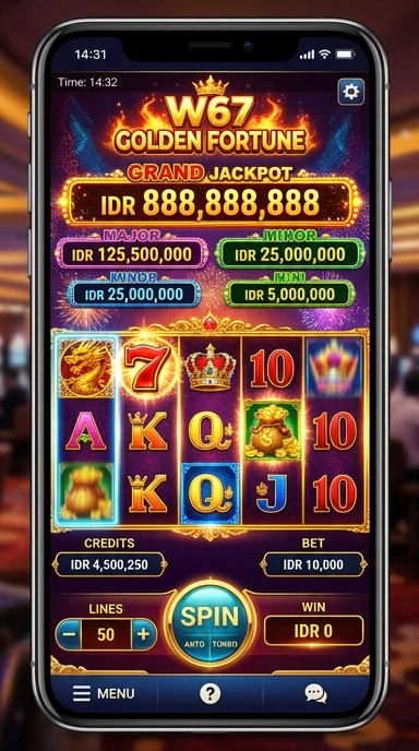 Proses unduh aplikasi di w67 yang cepat dan mudah.